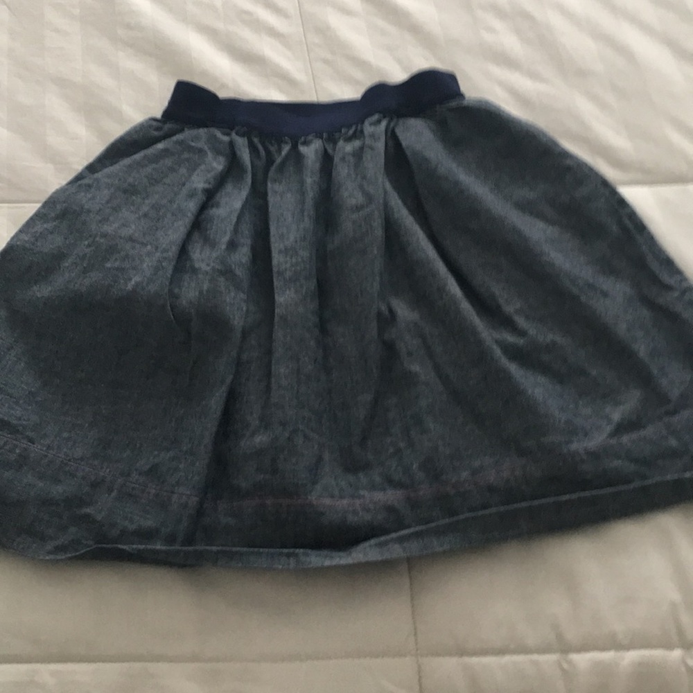 Crewcuts chambray skirt